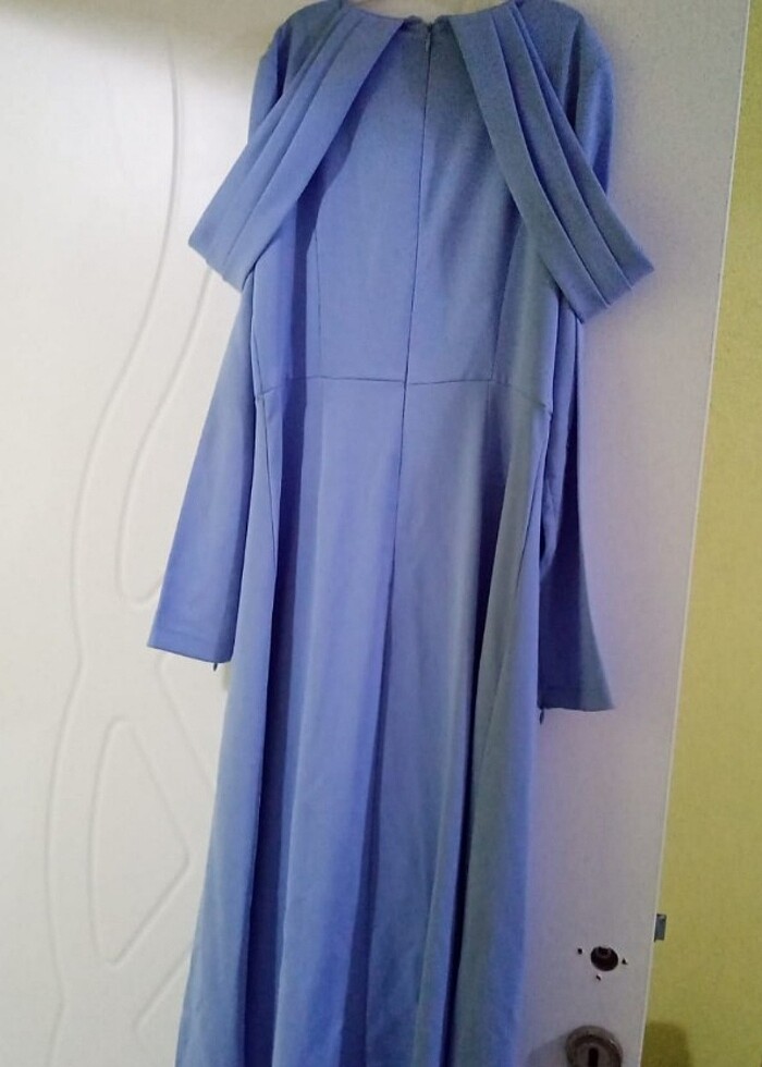 Tesettür taşlı abiye - Görsel 4