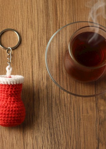 Mini çay bardağı anahtarlık - Görsel 2