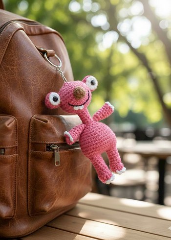 El örgüsü Sid anahtarlık - Görsel 4