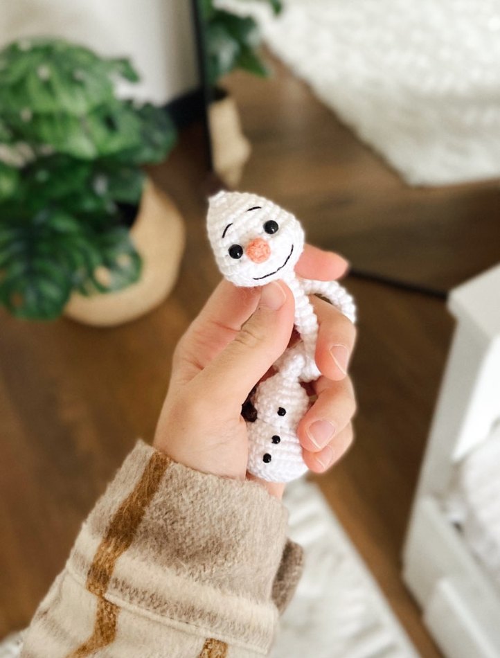 Olaf çanta süsü - Görsel 3