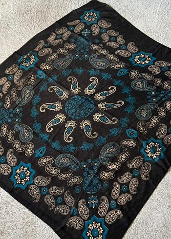 Boncuk İşlemeli Çok Renkli Kadın Fular - Görsel 3