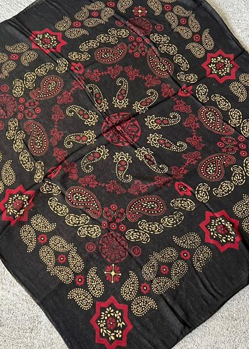 Boncuk İşlemeli Çok Renkli Kadın Fular - Görsel 8