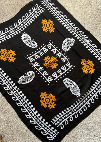 Boncuk İşlemeli Çok Renkli Kadın Fular - Görsel 7