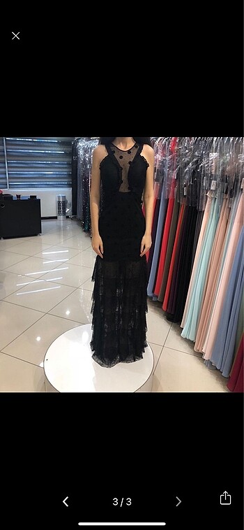 DANTELLİ ABİYE ELBİSE - Görsel 2