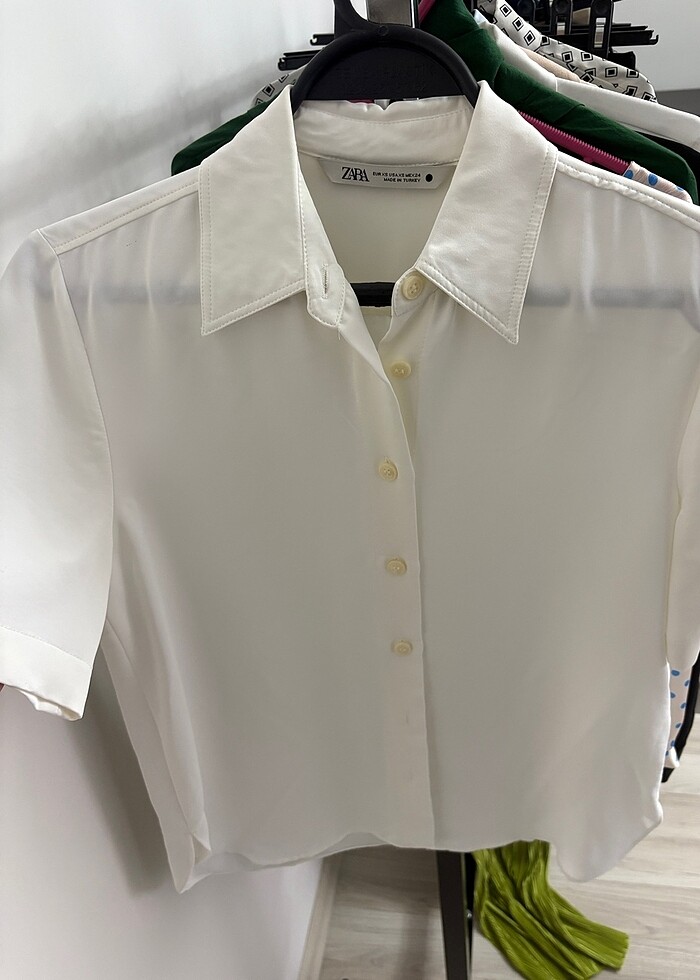 ZARA SATEN GÖMLEK - Görsel 3