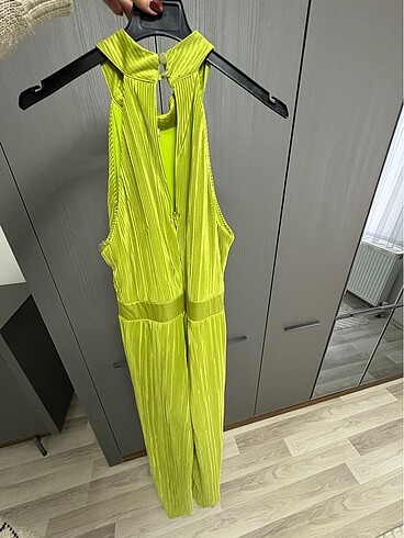 YEŞİL PLİSE TULUM - Görsel 3