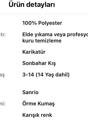 SANRİO MARKA ÇOCUK ELDİVENİ - Görsel 8