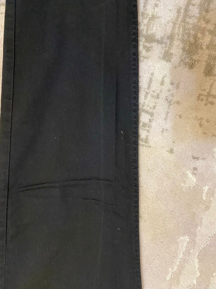 Siyah Kemerli Regular Fit Denim Pantolon - Görsel 3