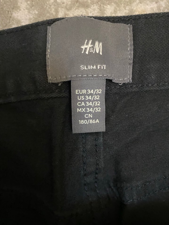 Siyah Kemerli Regular Fit Denim Pantolon - Görsel 4