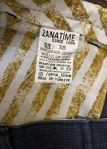 Erkek Lacivert Denim Regular Fit Pantolon - Görsel 3