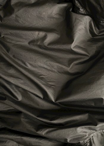 Siyah Erkek Fermuarlı Oversize Mont - Görsel 5