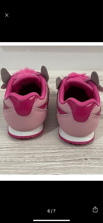 21 Beden pembe Renk Reebok pembe kız spor ayakkabı