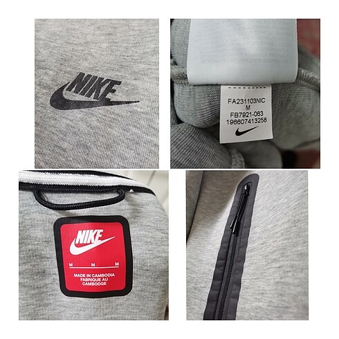 m Beden Orijinal Nike Tech Fleece