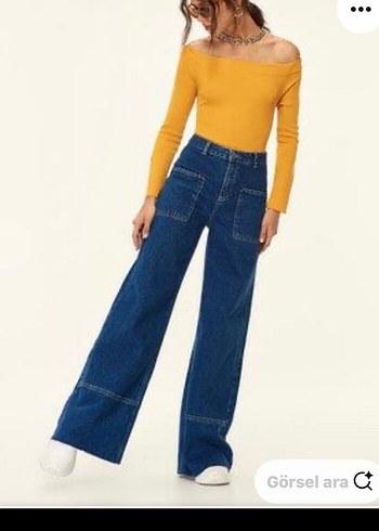 Kadın Loose Fit Kot Pantolon
