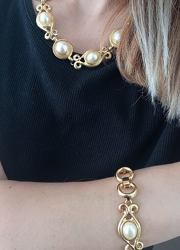  Beden Vintage gold takı seti