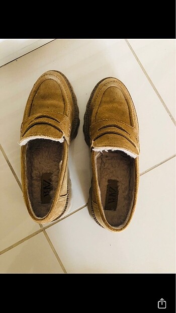 Zara kışlık loafer