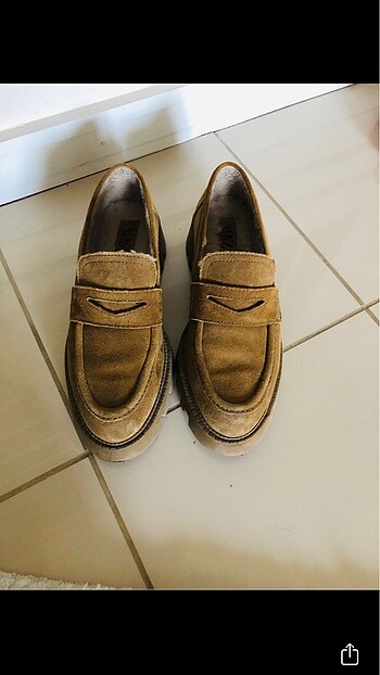 39 Beden Zara kışlık loafer