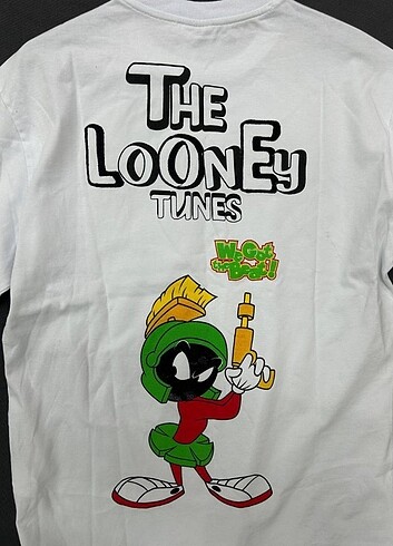 l Beden beyaz Renk Looney tunes lisanslı orjinal tişört 