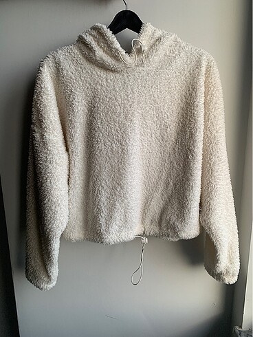 Peluş kazak sweatshirt