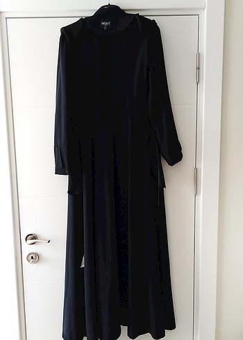 Düğmeli Siyah Uzun Kadın Yazlık Pardesü - Görsel 11