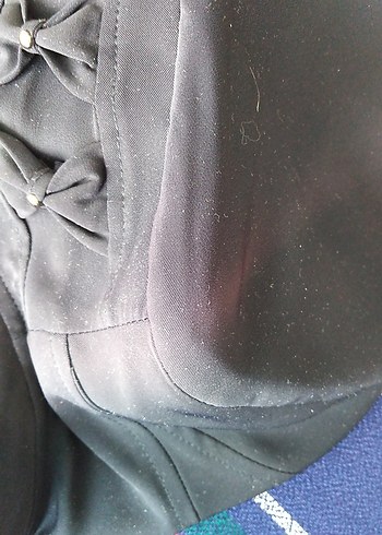 Düğmeli Siyah Uzun Kadın Yazlık Pardesü - Görsel 14