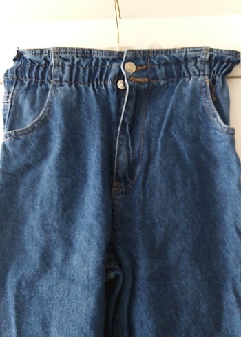 Kadın Mavi Dar Kesim Denim Pantolon - Görsel 4