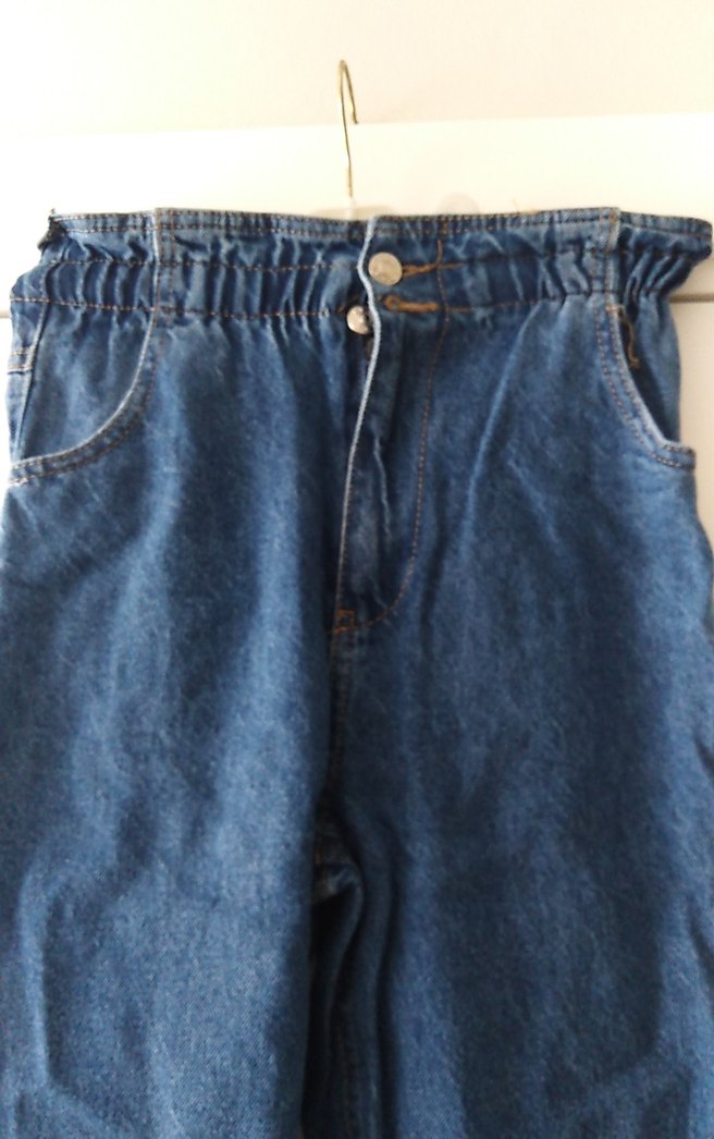 Kadın Mavi Dar Kesim Denim Pantolon - Görsel 4