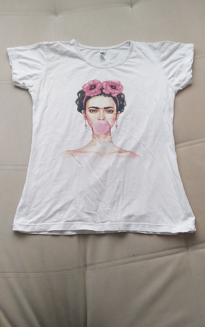 Baskılı Bohem Kadın Kısa Kollu Tişört - Görsel 2