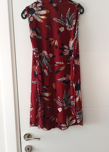 Kırmızı Bohem Salaş Yelek - Görsel 2