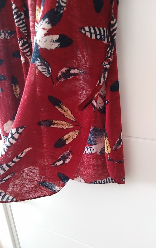 Kırmızı Bohem Salaş Yelek - Görsel 4