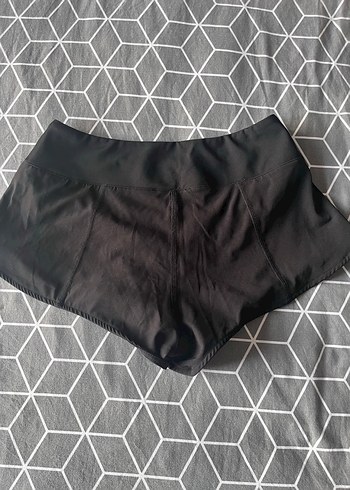 Siyah Mini Mayo Şort - Görsel 2