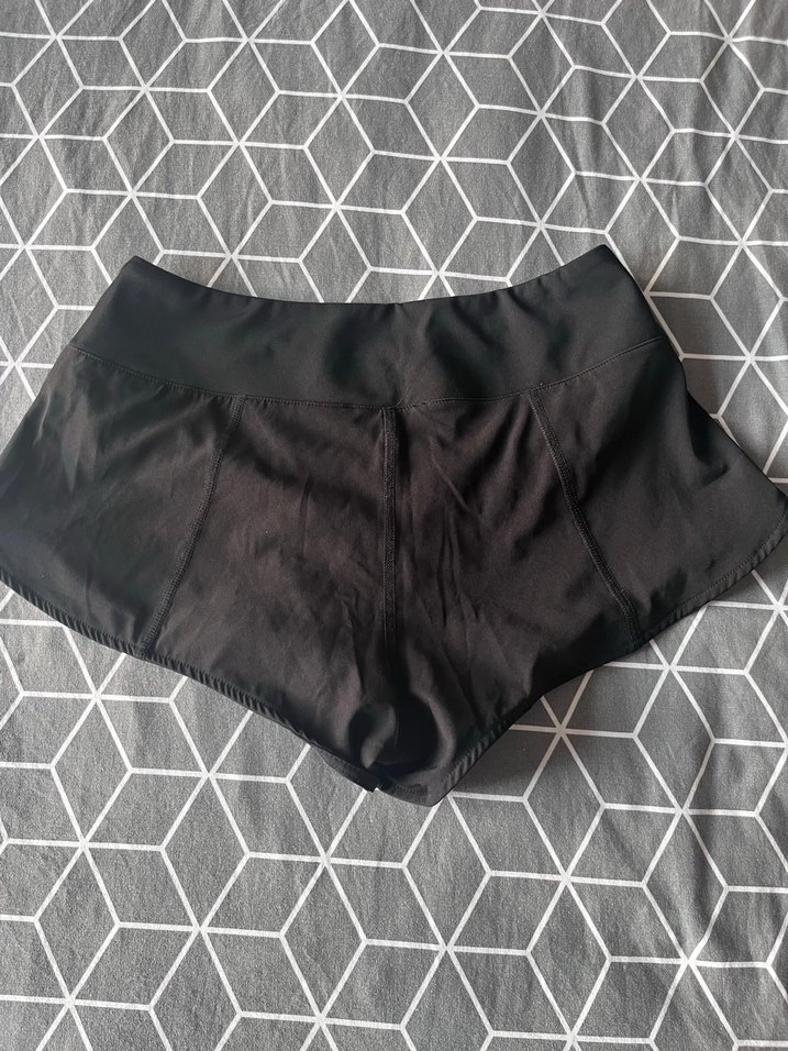 Siyah Mini Mayo Şort - Görsel 2