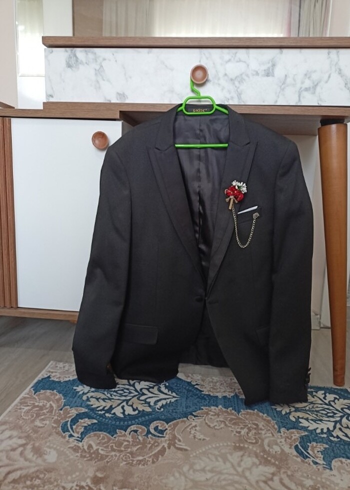 Smokin,Damatlık,papyon ,yelek, pantolon  - Görsel 4