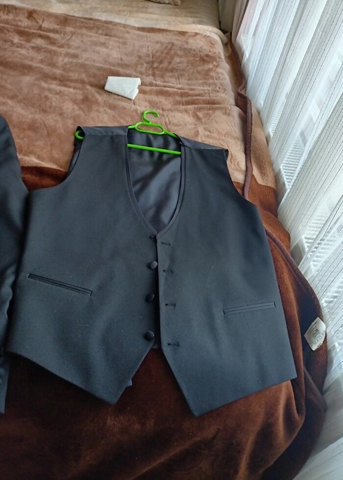 Smokin,Damatlık,papyon ,yelek, pantolon  - Görsel 5