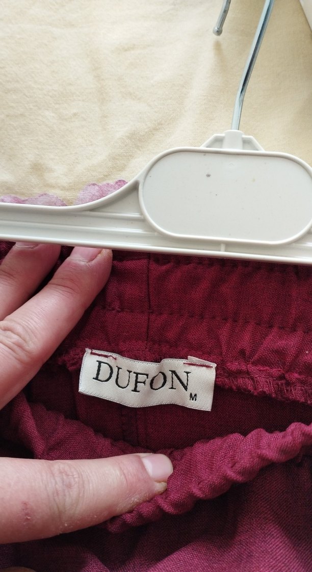 Bordo Uzun Kadın Etek - Görsel 5