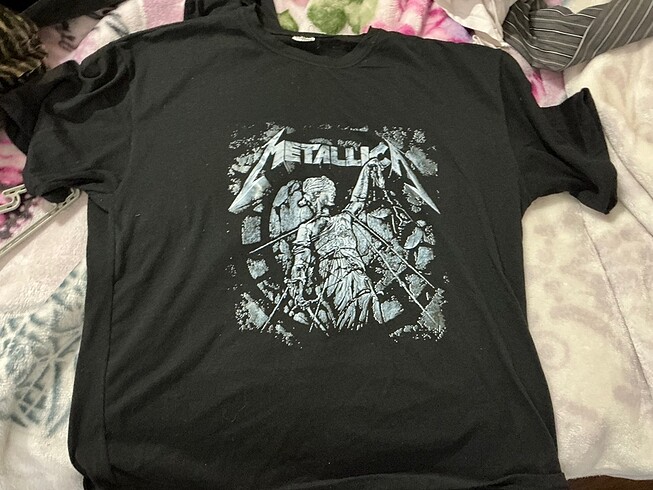 metallica tişört oversize