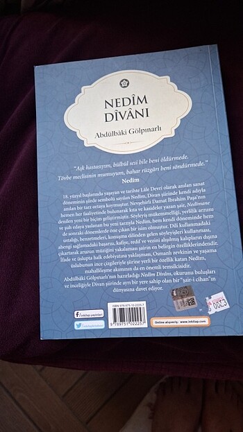  #kitap NEDİM DİVANI 