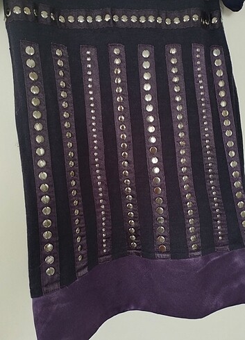 Baskılı mini elbise  - Görsel 3