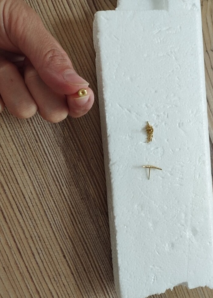 Gümüş küpe  - Görsel 3