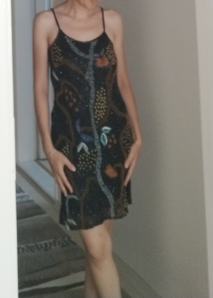 Party/abiye elbise S/M uyumlu - Görsel 2