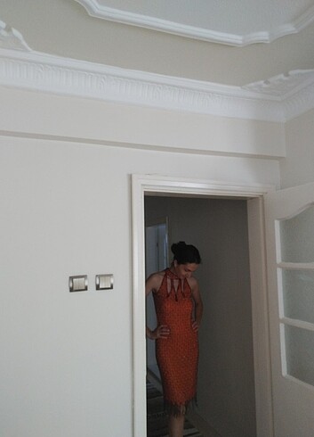 Taşlı pullu party abiye elbise  - Görsel 7