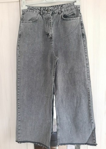 Zara Gri Kadın Kot Pantolon