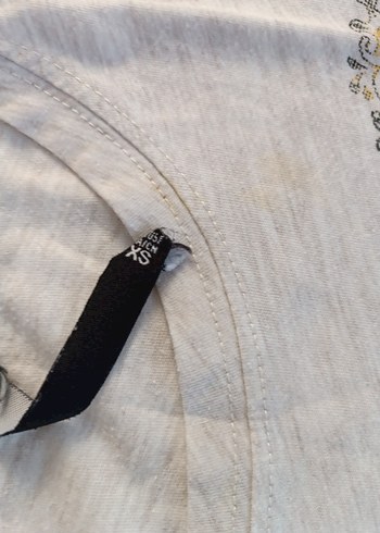 xs Beden Bohem Renkli Baykuş Baskılı Kısa Kollu Tişört