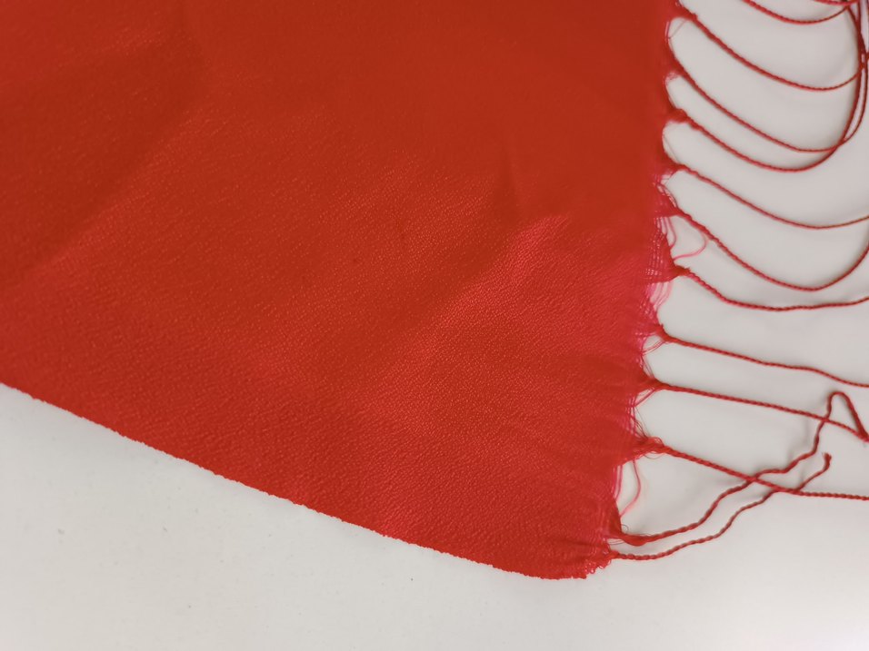 Kırmızı Kadın Şal - Görsel 3