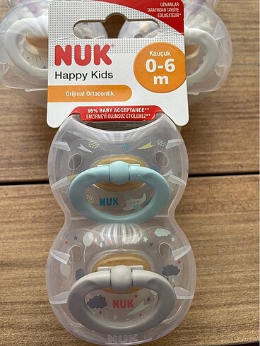 Nuk 0-6 Ay Kauçuk 2?li Emzik