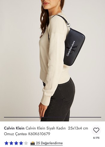 Calvin Klein Calvin Klein siyah omuz çantası