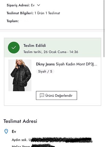 DKNY DKNY siyah mont