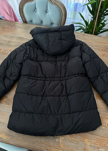 s Beden Mango anorak siyah mont