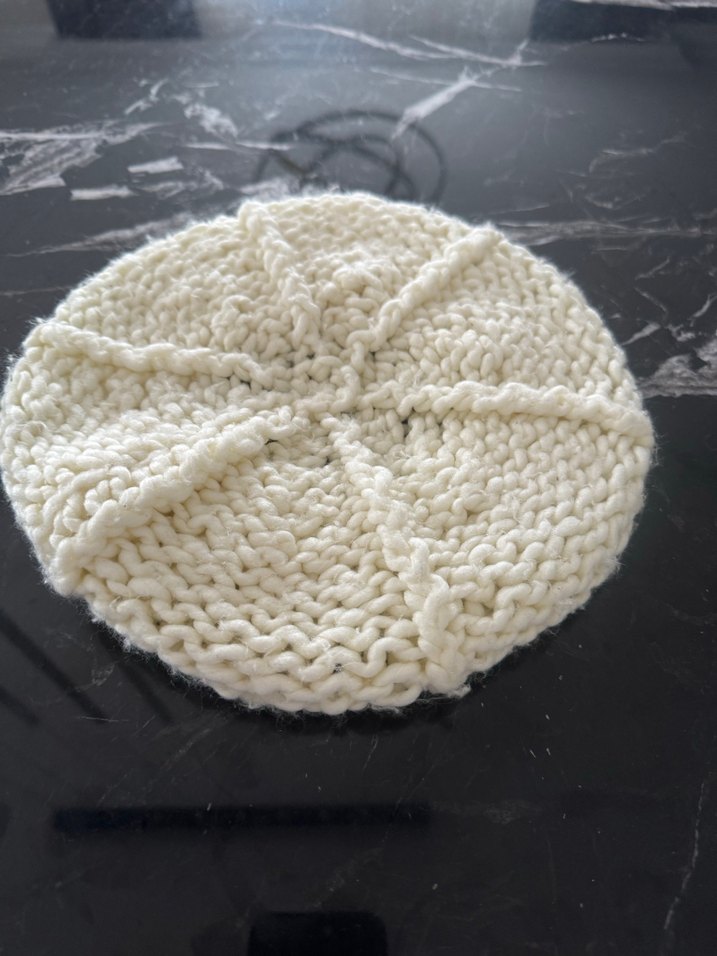 Kadın Beyaz Örgü Bere - Görsel 2