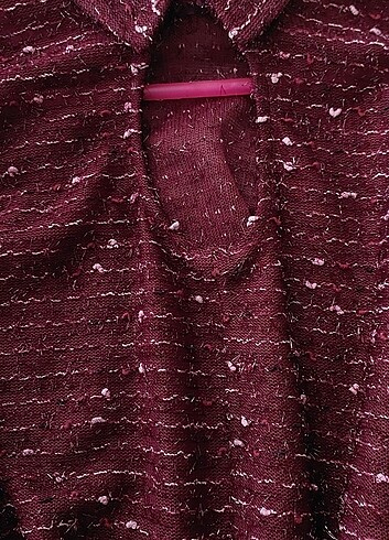 38 Beden bordo Renk BORDO IŞILTILI ŞIK BLUZ